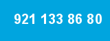921 133 86 80 921 133 86 80